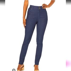 NWOT Woman Within Secret Solutions™ Tummy Smoothing Straight Leg Jean